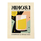 Mimosa Cocktail Art Orange Morning