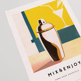 Mix & Enjoy Home Made Cocktails Poster