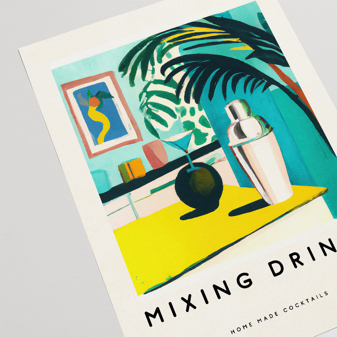 Mixing Drinks at Home Poster