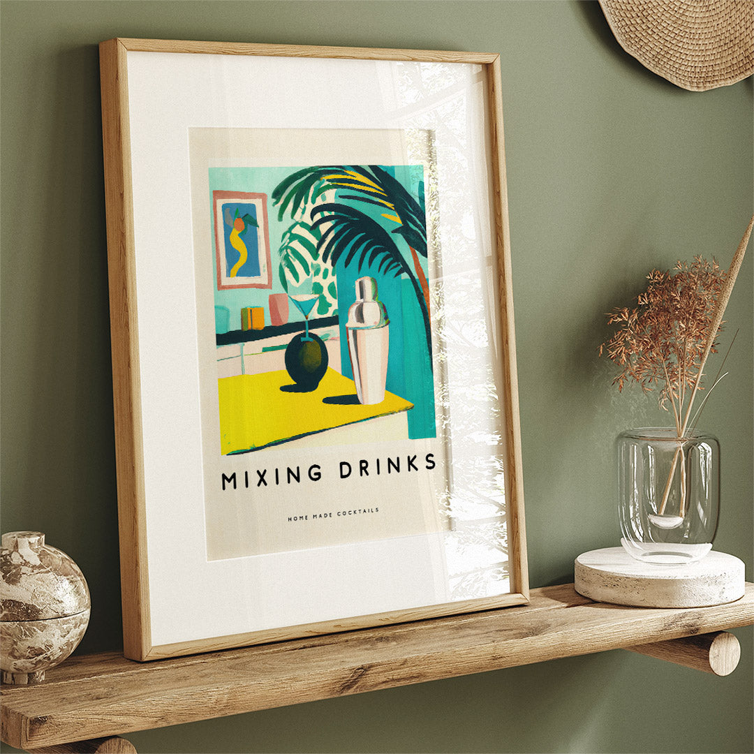 Mixing Drinks at Home Poster