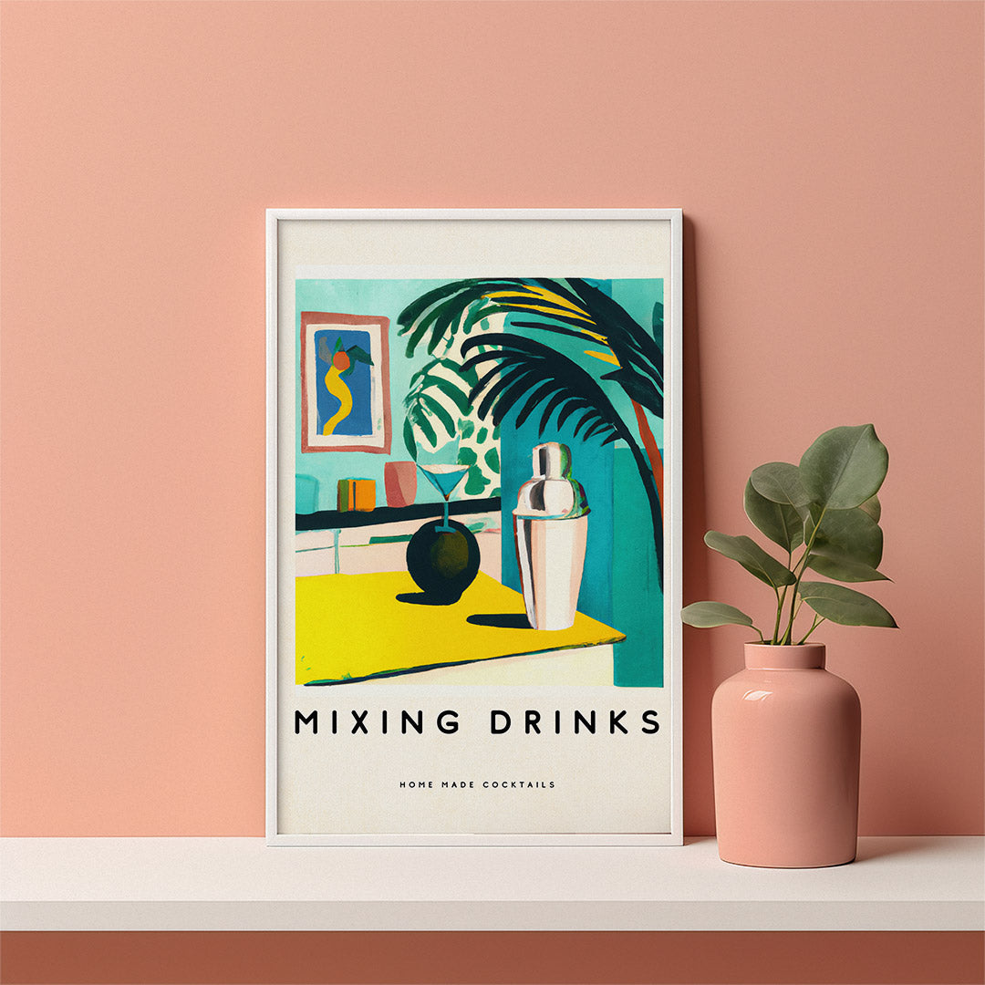 Mixing Drinks at Home Poster