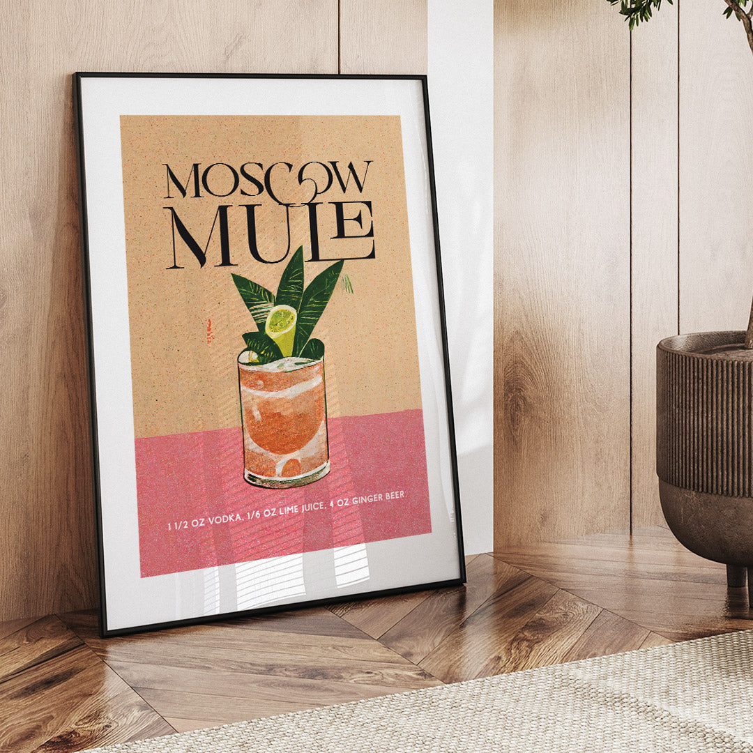 Moscow Mule Poster Sunlit Copper Radiance