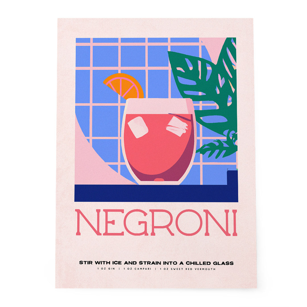 Negroni Poster Tiles