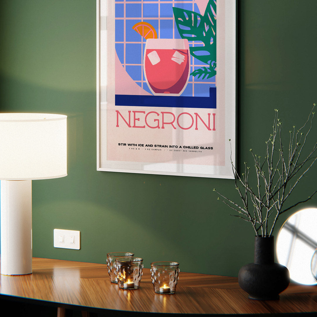 Negroni Poster Tiles