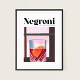 Negroni Window Poster