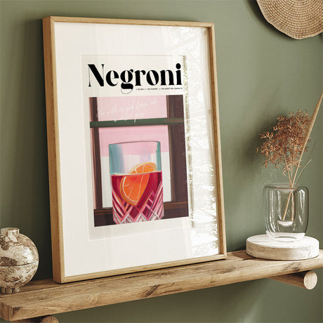 Negroni Window Poster
