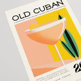 Old Cuban Classic Cocktail 2001 Recipe Art Tropic