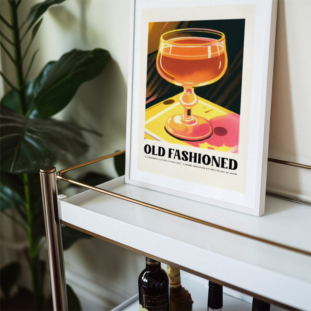 Old Fashioned Cocktail Classic Glass Vintage Recipe