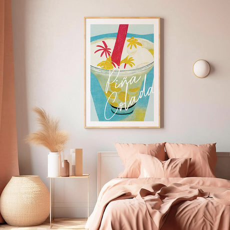Pina Colada Poster Tropical Serenity Unveiled