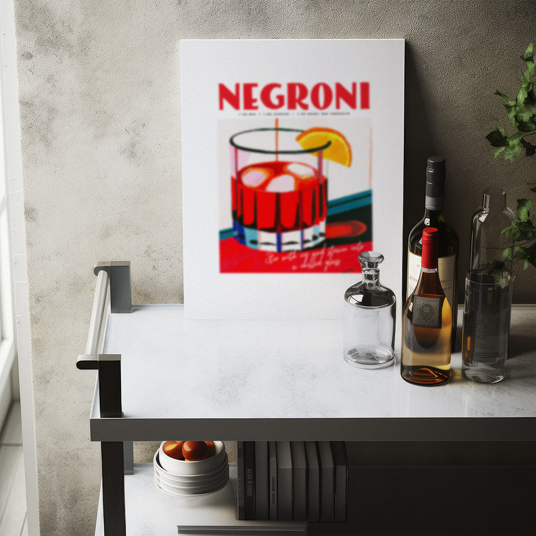 Red Negroni Poster