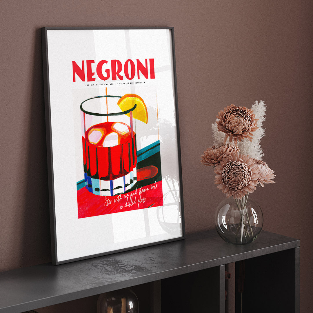 Red Negroni Poster