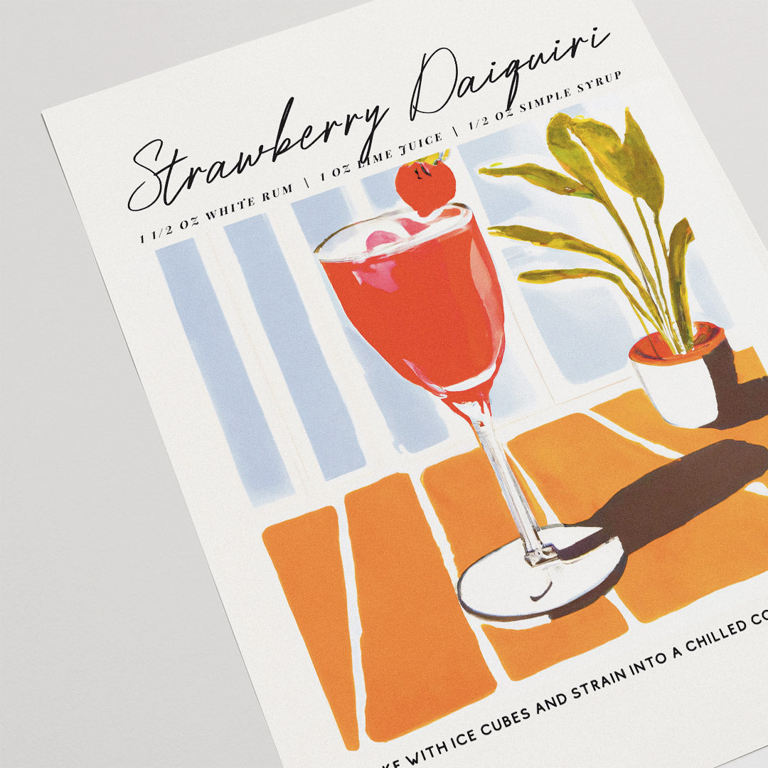 Strawberry Daiquiri Poster