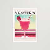 Strawberry Daiquiri Pink Poster
