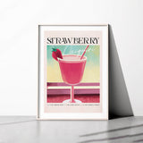 Strawberry Daiquiri Pink Poster