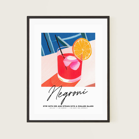 Summer Negroni Poster