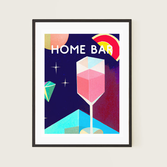 Tarot Home Bar Poster Modern Cocktail Art Abstract