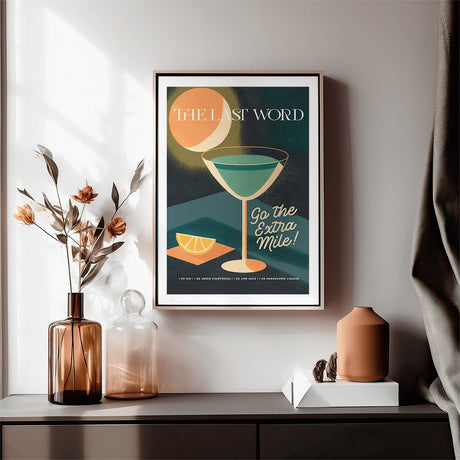 The Last Word Cocktail Recipe Night Room Art