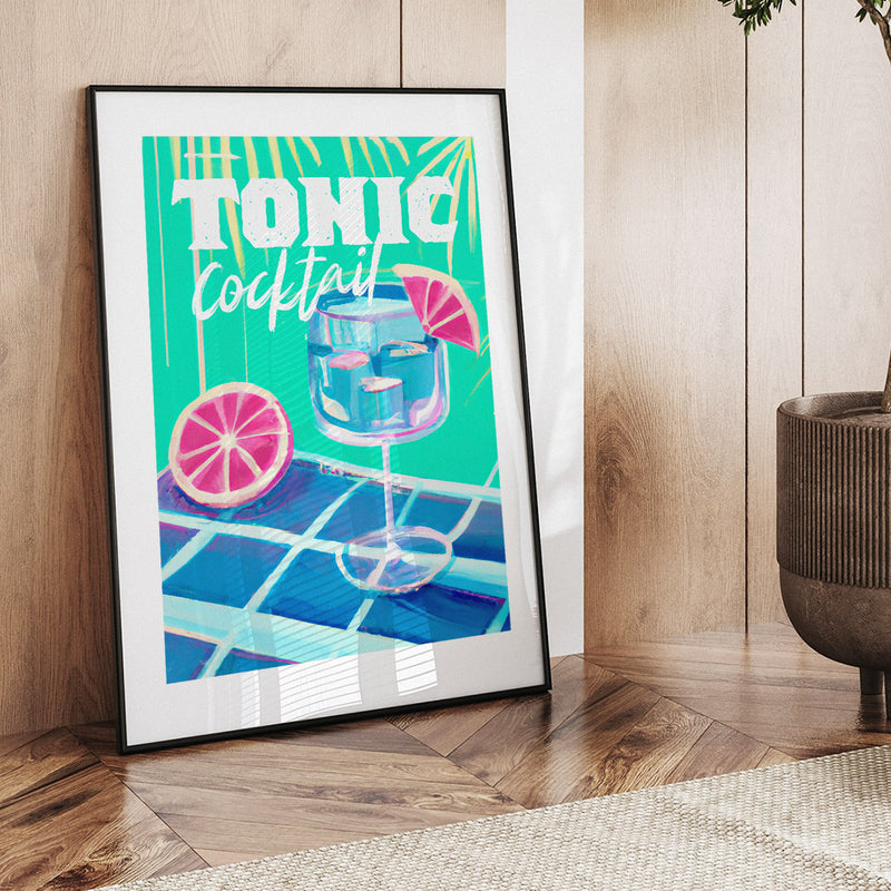 Tonic Cocktail Poster