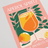 Tropic Aperol Spritz Cocktail Pink Mediterranean Sunset Bar