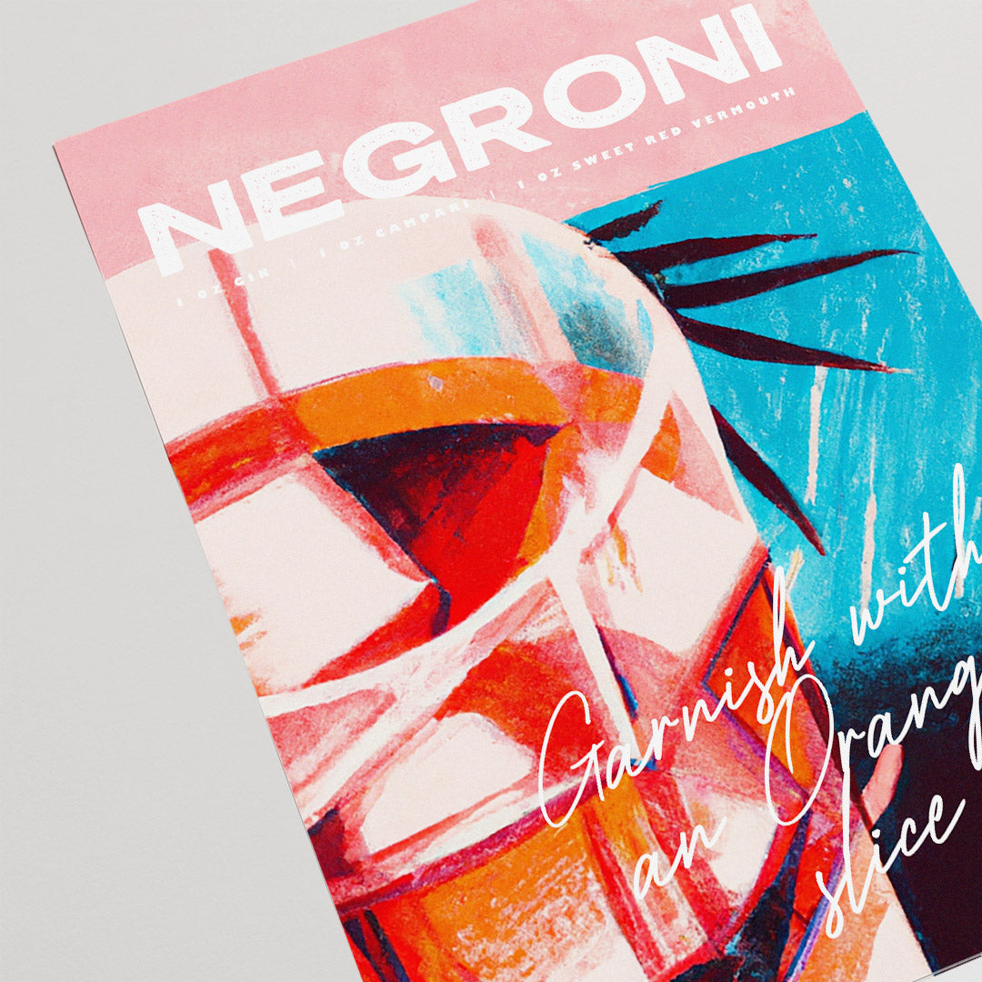 Tropical Negroni Poster