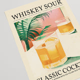 Whiskey Sour Tropical Room Poster
